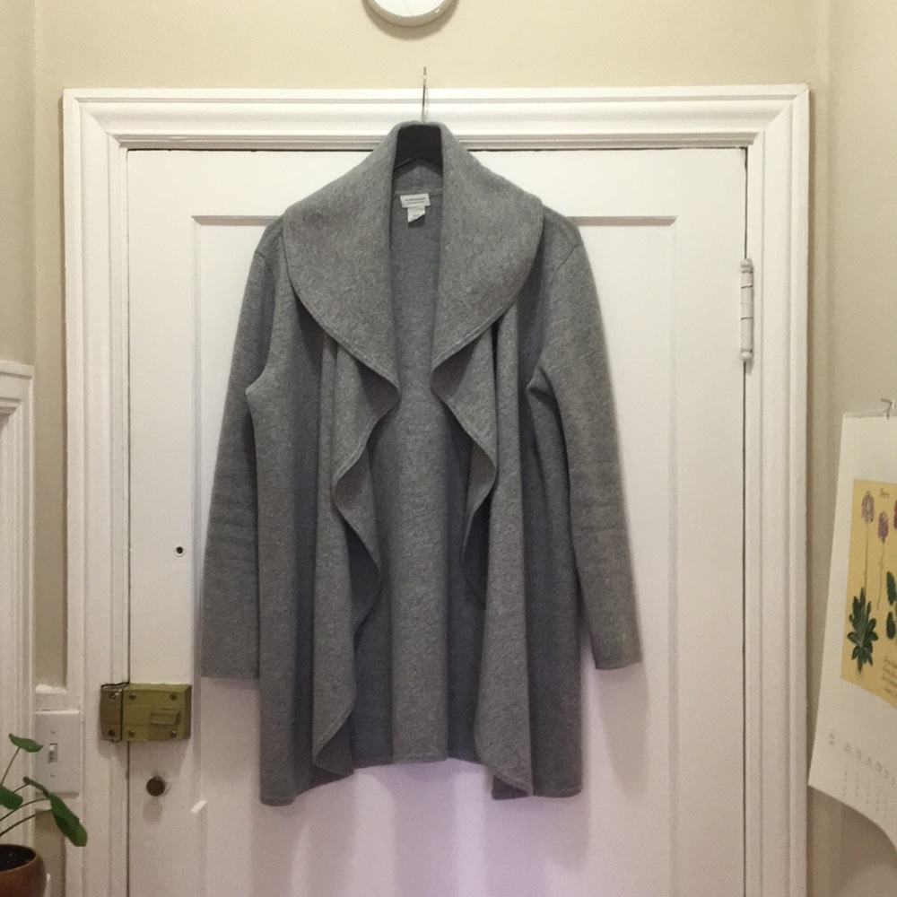Club Monaco cashmere wrap sweater.